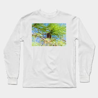 Pine cones on a tree Long Sleeve T-Shirt